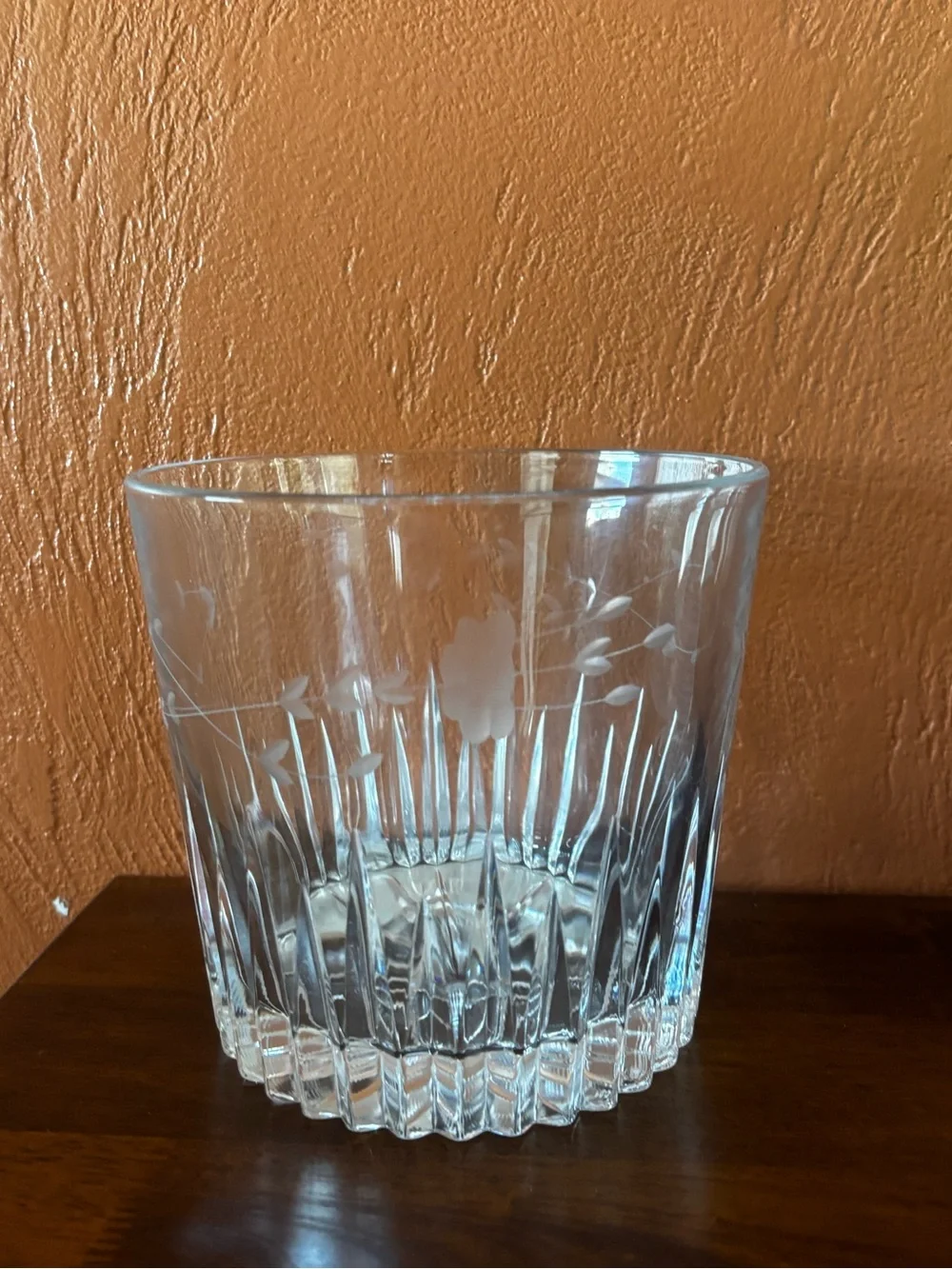 Princess House Heritage Lead Crystal 48oz Ice Bucket - Retired Pattern